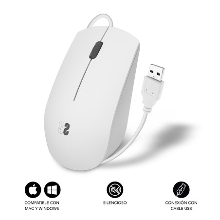 Raton subblim submo - b2bs002 blanco