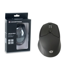 Conceptronic LORCAN02B Ergo mouse Ufficio Mano destra Bluetooth Ottico 1600 DPI