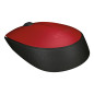 Mouse raton logitech m171 optico wireless inalambrico rojo