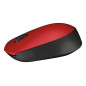 Mouse raton logitech m171 optico wireless inalambrico rojo