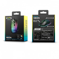 Energy Sistem ESG M3 Neon mouse Gaming Mano destra USB tipo A Ottico 7200 DPI