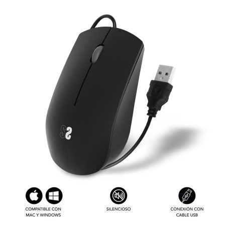 Raton subblim submo - b2bs001 negro