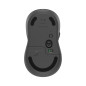 Mouse raton logitech m650 for business grande wireless inalambrico grafito