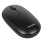 Raton targus compact multi - device wireless+bt inalambrico antimicrobiano negro