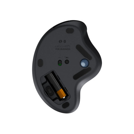 Mouse raton logitech trackball ergo m575 optico wireless inalambrico grafito