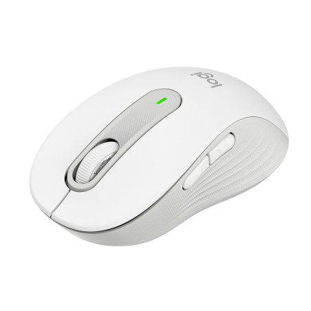 Mouse raton logitech m650 for business mediano wireless inalambrico blanco crudo