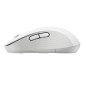 Mouse raton logitech m650 for business grande wireless inalambrico blanco crudo