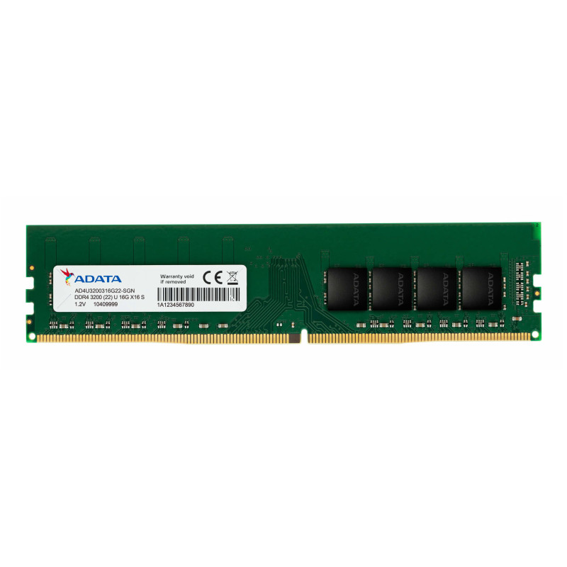 Memoria ram ddr4 16gb adata udimm 3200 mhz