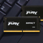Memoria ram ddr5 32gb 2 x 16gb kingston - sodimm - 5600mhz - pc5 44800 - fury impact - cl40 - 1.1v