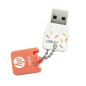 Memoria  usb 3.0 hp 64gb x778w naranja