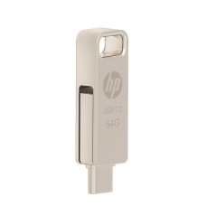 PNY HPFD206C-64 unità flash USB 64 GB USB Type-A   USB Type-C 3.2 Gen 2 (3.1 Gen 2) Argento