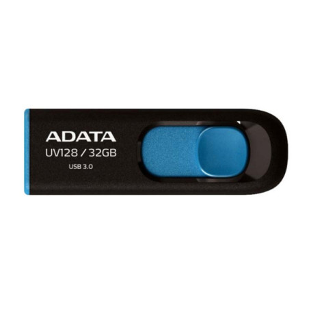 Memoria usb 3.2 adata uv128 128gb negro - azul