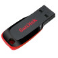 Memoria usb 2.0 sandisk 16gb cruzer blade rojo