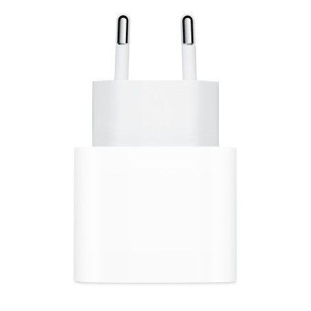 Cargador original apple 20w usb tipo c carga rapida - blanco - no incluye cable
