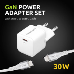 Intenso 7803042 Caricabatterie per dispositivi mobili Universale Bianco AC Ricarica rapida Interno