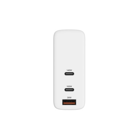 Cargador de pared universal hyper hyperjuice 140w 1x usb tipo a -  2x usb tipo c