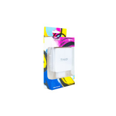 TooQ TQWC-2SC03WT Caricabatterie per dispositivi mobili Universale Bianco AC Ricarica rapida Interno