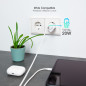 Cargador de pared tooq usb - c blanco 20w