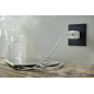 Cargador pared intenso gan w30c usb tipo c blanco