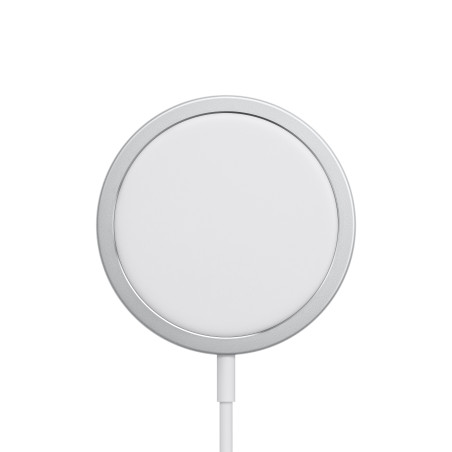 Cargador apple magsafe 20w usb tipo c carga rapida inalambrica -  blanco