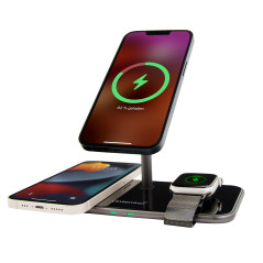 Intenso MB13 Cuffie, Smartphone, Orologio intelligente Nero USB Carica wireless Ricarica rapida Interno
