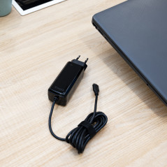 TooQ TQLC-USBCGAN45PD-C Caricabatterie per dispositivi mobili Computer portatile, Universale Nero AC Interno
