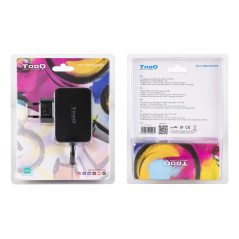 TooQ TQLC-USBCGAN45PD Caricabatterie per dispositivi mobili Computer portatile, Universale Nero AC Interno
