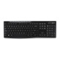 Teclado logitech k270  negro wireless inalambrico 2.4ghz