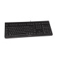 Teclado cherry kc 1000 silencioso usb ultra slim negro