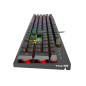 Teclado gaming genesis thor 300 red rgb usb