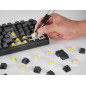 Teclado mars gaming mkprobes blue switch rgb negro