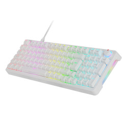 Mars Gaming MKPROWBES tastiera USB QWERTY Spagnolo Bianco