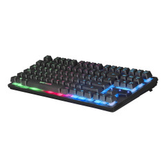 Mars Gaming MCPTKLES tastiera Mouse incluso USB Spagnolo Nero