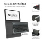 Funda + teclado subblim para samsung gt a8 10.5 pulgadas pulgadas x200 - 205