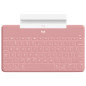 Teclado logitech keys to go wireless inalambrico para iphone ipad y apple tv blush