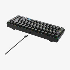 Hiditec GKE010005 tastiera Gaming USB + RF Wireless + Bluetooth QWERTY Spagnolo Nero