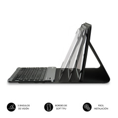 SUBBLIM SUB-KT2-BT0001 tastiera per dispositivo mobile QWERTY Spagnolo Bluetooth Nero