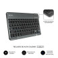 Funda + teclado subblim para teclado 10.1 pulgadas negro
