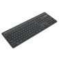 Teclado inalambrico targus akb868es ecosmart solar keyboard antimicrobiano bluetooth full size usb - c negro