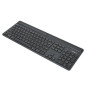 Teclado inalambrico targus akb868es ecosmart solar keyboard antimicrobiano bluetooth full size usb - c negro