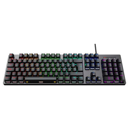Teclado hiditec mecanico gaming gk400 argb negro