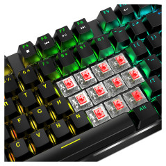 Hiditec GK400 ARGB tastiera Gaming USB Nero