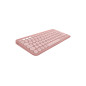 Teclado logitech pebble keys 2 k380s inalambrico rosa