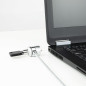 Cable seguridad universal tooq con llave para portatil tqclkc0025 1 -5m