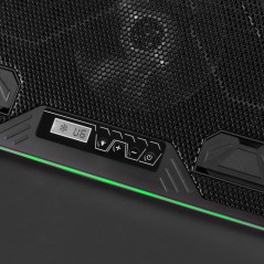 Mars Gaming MNBC6 supporto per laptop Supporto per computer portatile Nero 48,3 cm (19")