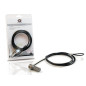 Cable de seguridad coneptronic para portatiles 1.8m combinacion