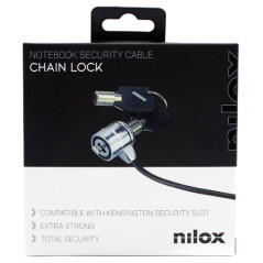 Nilox NXSC001 cavo di sicurezza Nero 1,8 m