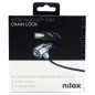 Cable seguridad para portatil nilox con llave 1.8m