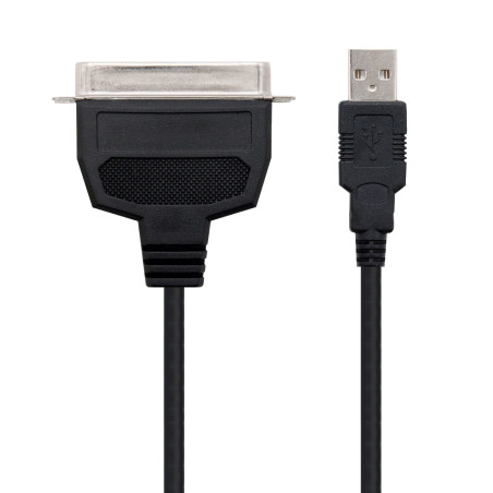 Conversor nanocable usb a paralelo impresora - tipo a - m - cn36(ieee1284) - m - negro - 1.5m