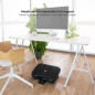 Reposapies tooq ajustable confort negro